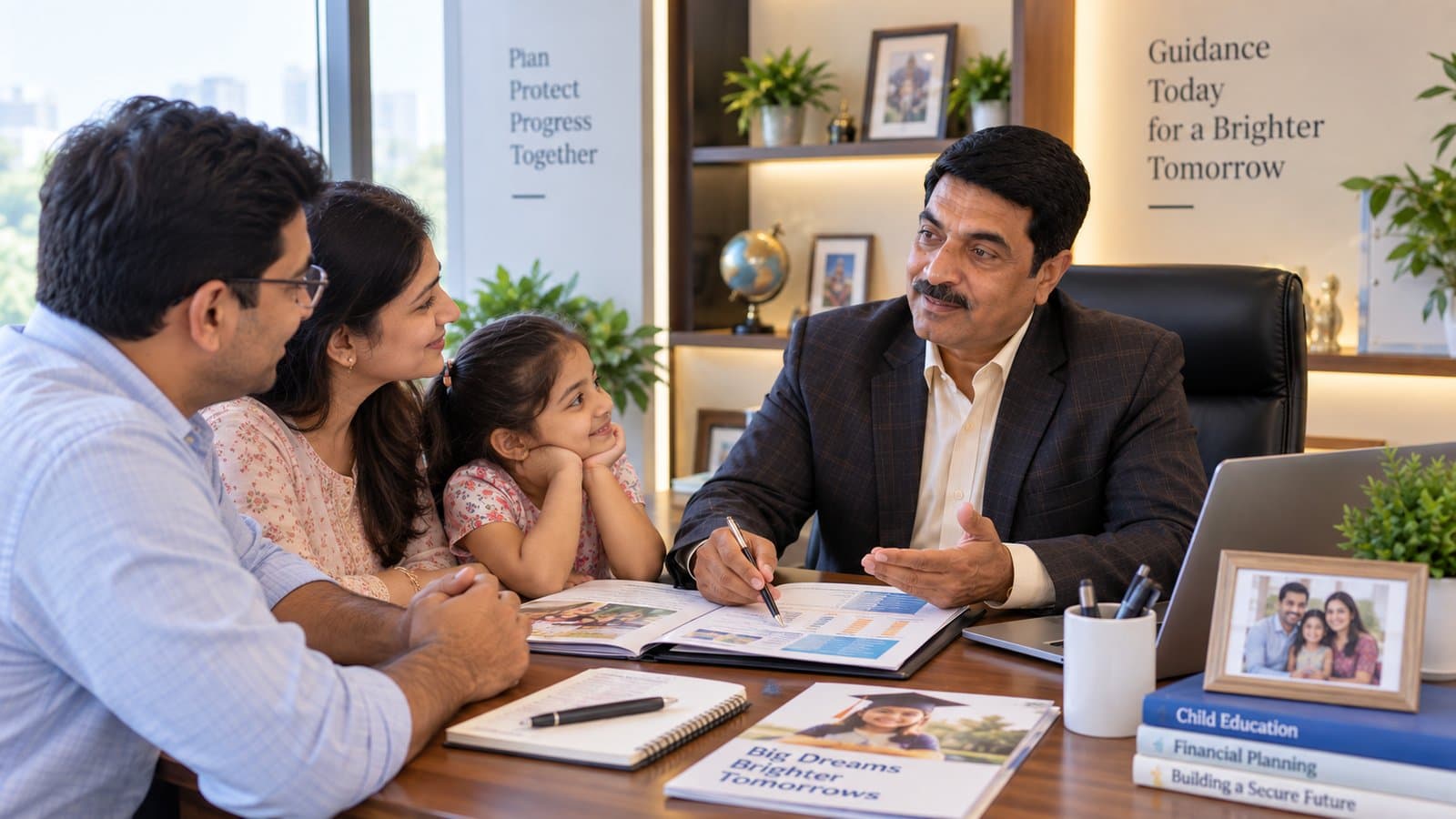Atul Rana discussing financial planning for a child's future