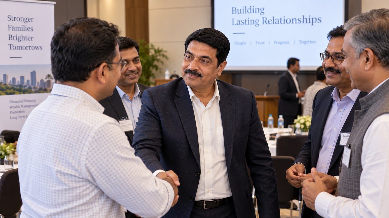 Atul Rana connecting with members of the local community